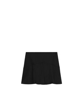 Zara Black Flared Mini Skirt